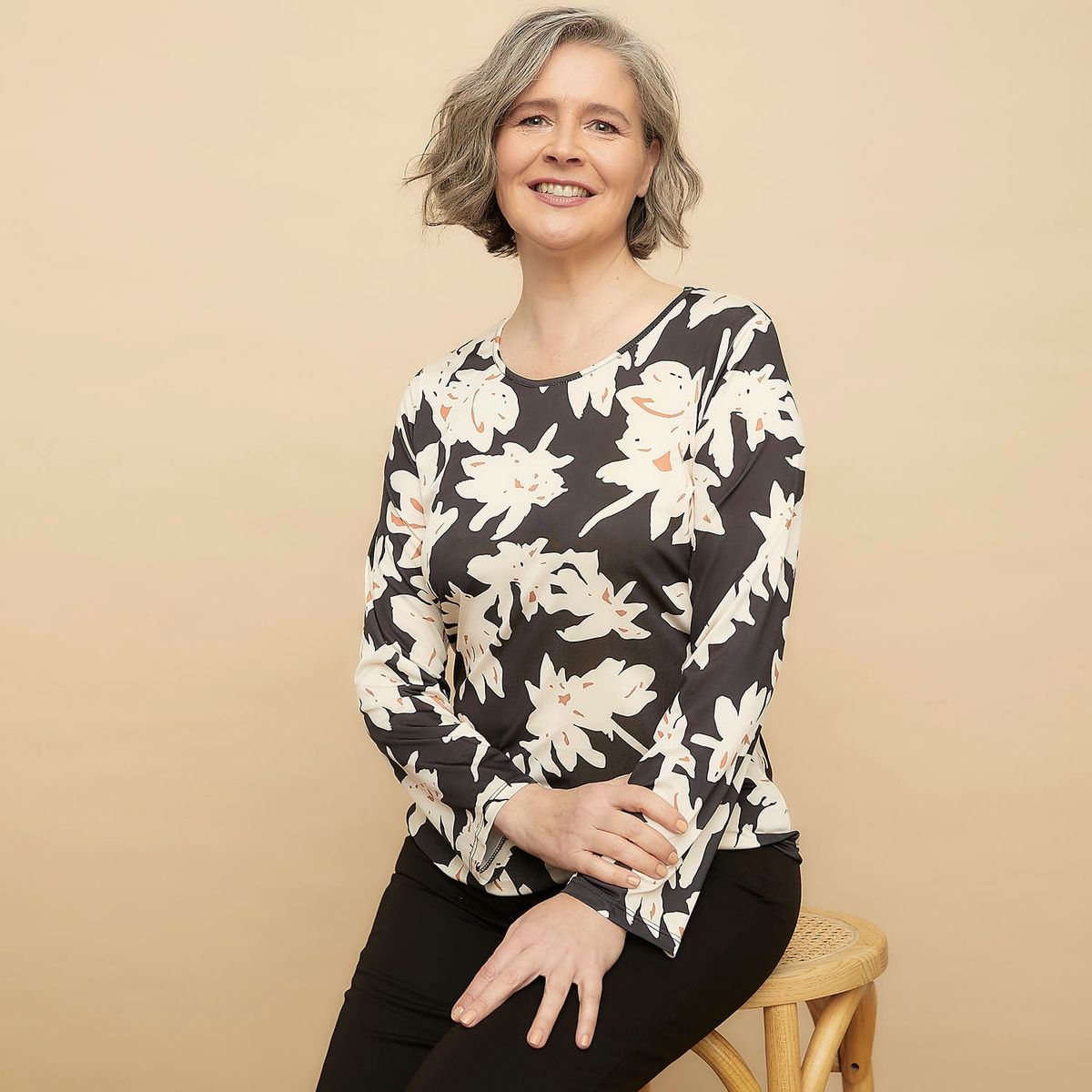 S COCCI - Polera Manga Larga Mujer S. Cocci