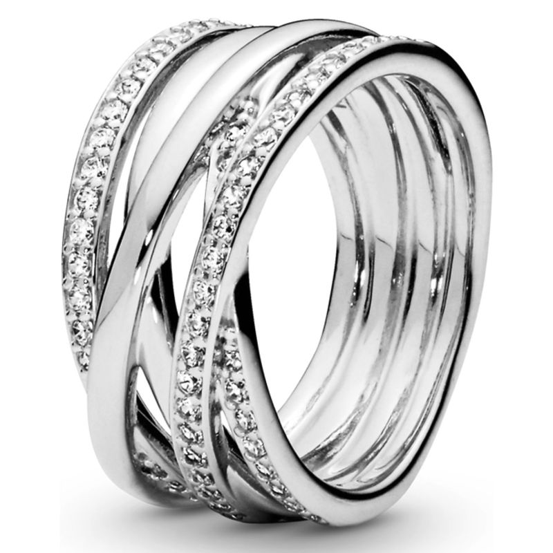 PANDORA - Anillo Entrelazados Mujer Pandora