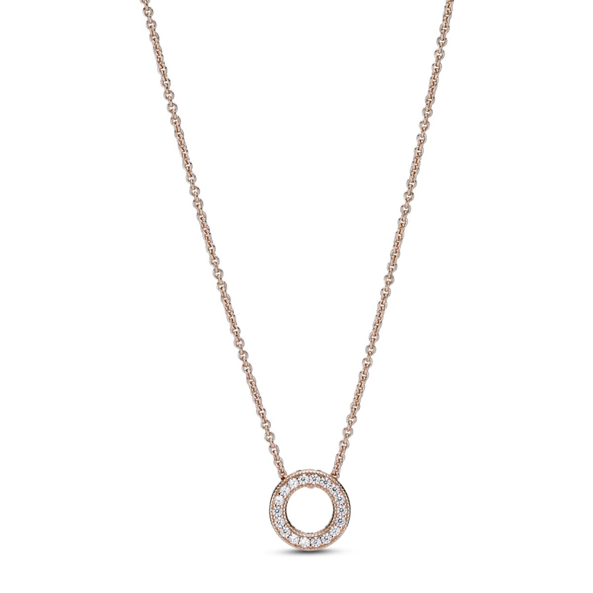 PANDORA - Collar Con Colgante En Rose Insignia  Mujer Pandora