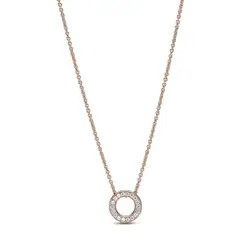 PANDORA - Collar Con Colgante En Rose Insignia Mujer