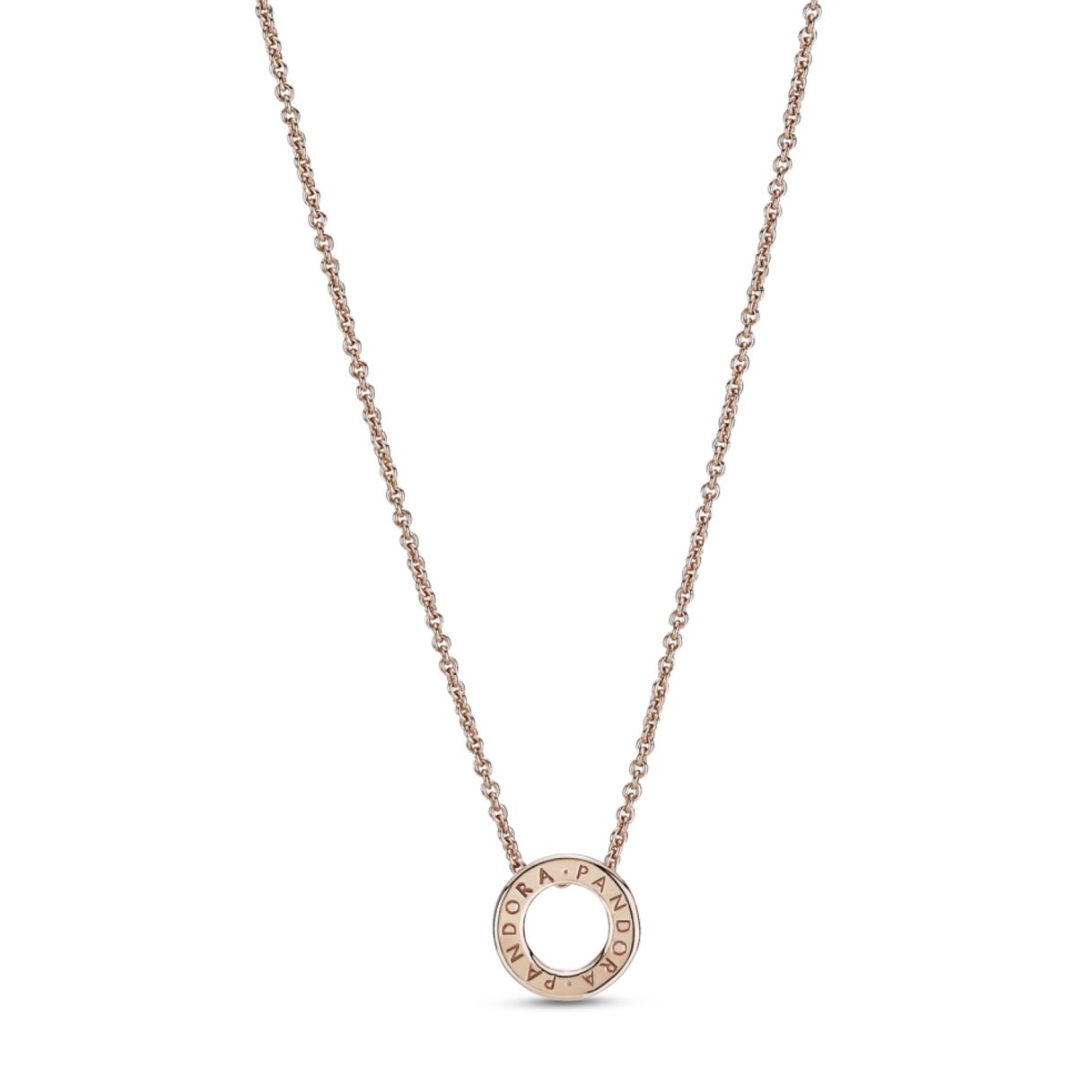 PANDORA - Collar Con Colgante En Rose Insignia  Mujer Pandora