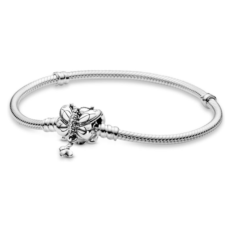 PANDORA - Pulsera de Plata Momentos Mariposa Decorativa Mujer Pandora