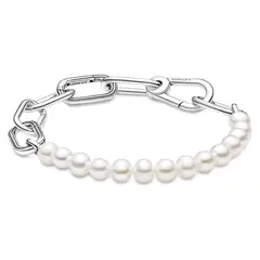 PANDORA - Pulsera Cultivadas de Plata Mujer