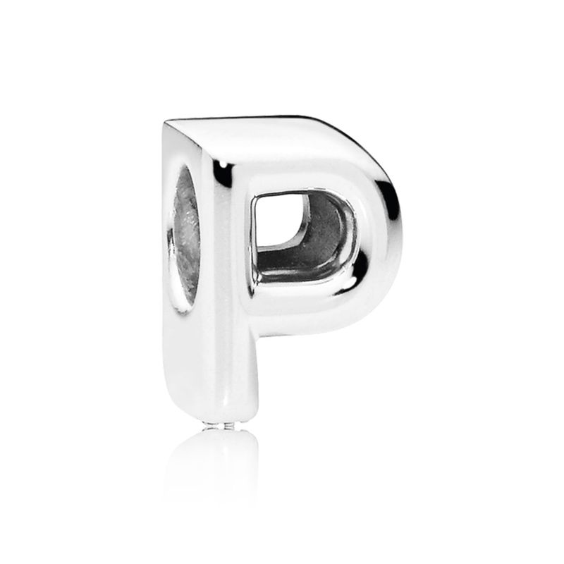 PANDORA - Charm en Plata Letra P Mujer Pandora