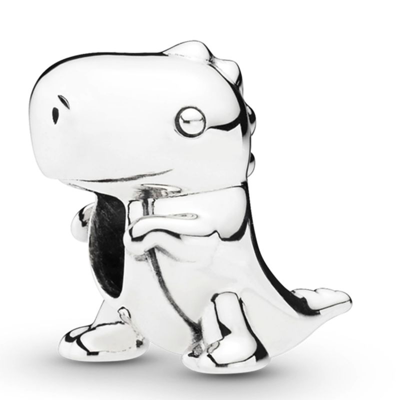 PANDORA - Charm En Plata De Ley Dino El Dinosaurio Mujer Pandora