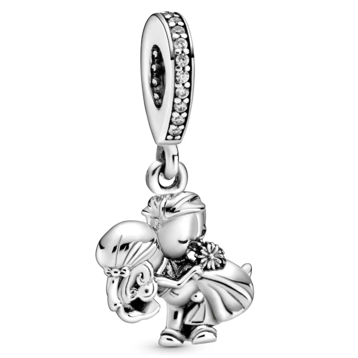 PANDORA - Charm Colgante En Plata Recien Casados Circonia Cub Mujer Pandora