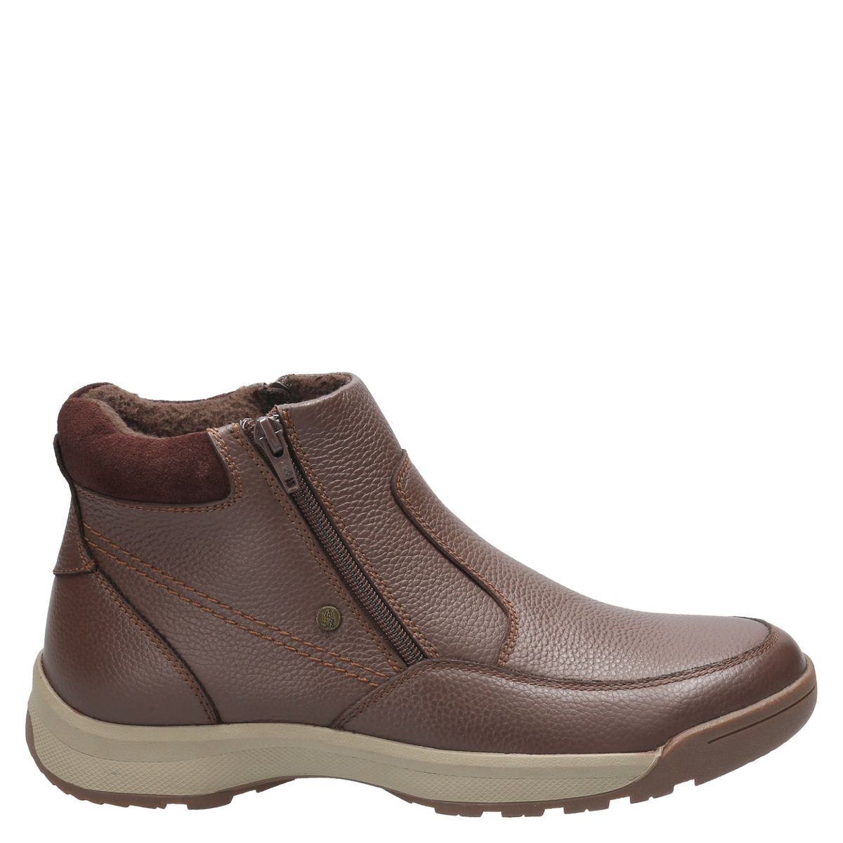 HUSH PUPPIES - Botin Hombre Cuero Café Hush Puppies