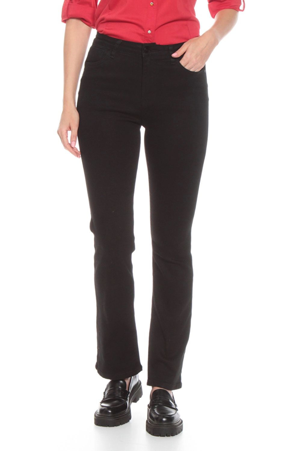 WADOS - Wados Jeans Straight Tiro Alto Mujer