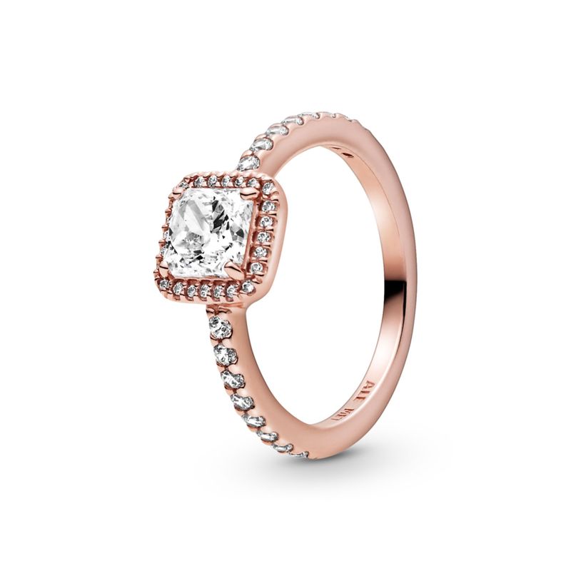 PANDORA - Anillo Cuadrado Mujer Pandora