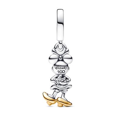 Imagen 2 del producto Charm Disney 100 Minnie Plata Y Oro De 14K Mujer