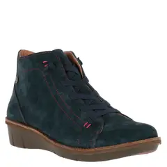 HUSH PUPPIES - Botin Mujer Cuero Azul