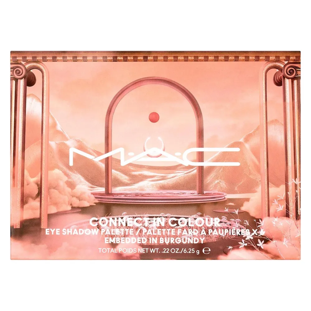 Mac Connect In Colour Eye Shadow Palette Embedded In Burgundy, foto 5