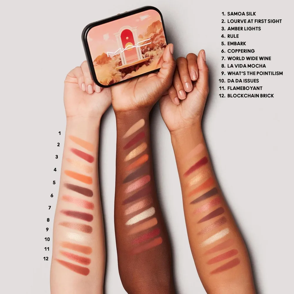 Mac Connect In Colour Eye Shadow Palette Future Flame, foto 8