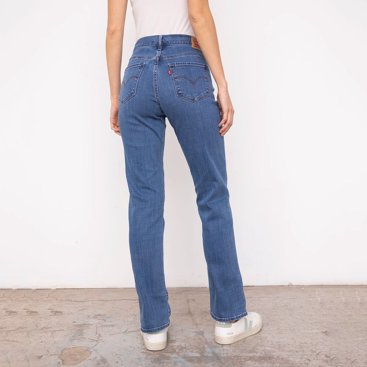 LEVIS - Levis Jeans Recto Tiro Alto Mujer