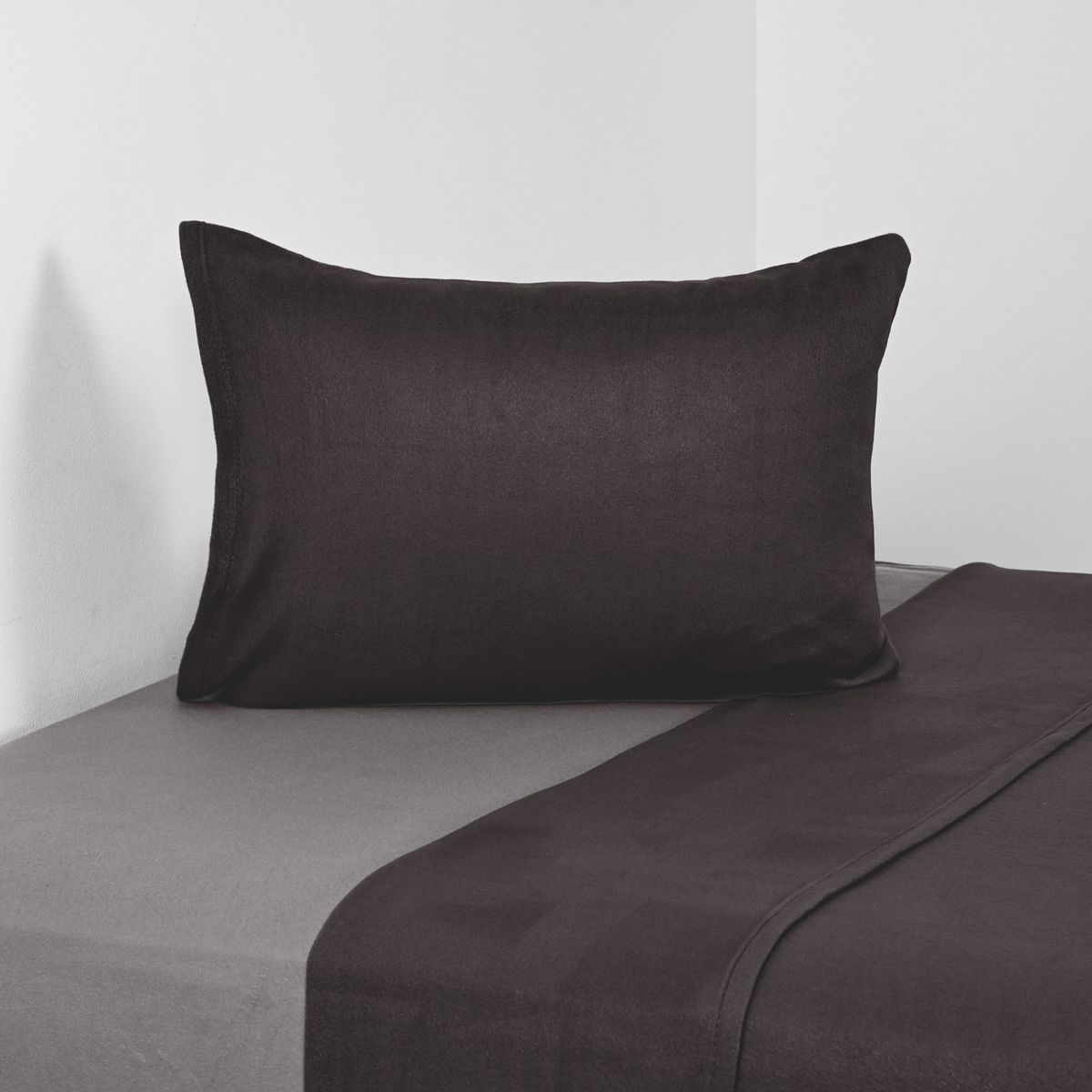 AMERICAN FAMILY - Juego De Sábanas Lisa Carbón American Family