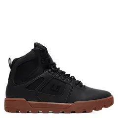 DC SHOES - Pure Zapatilla Skate Hombre Cuero Negro