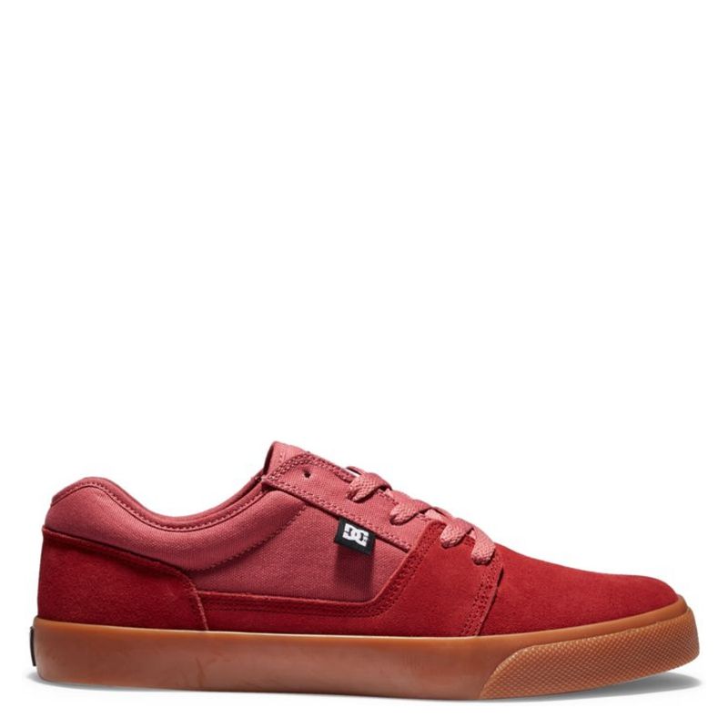 DC SHOES - Zapatilla Skate Hombre Cuero Rojo DC Shoes
