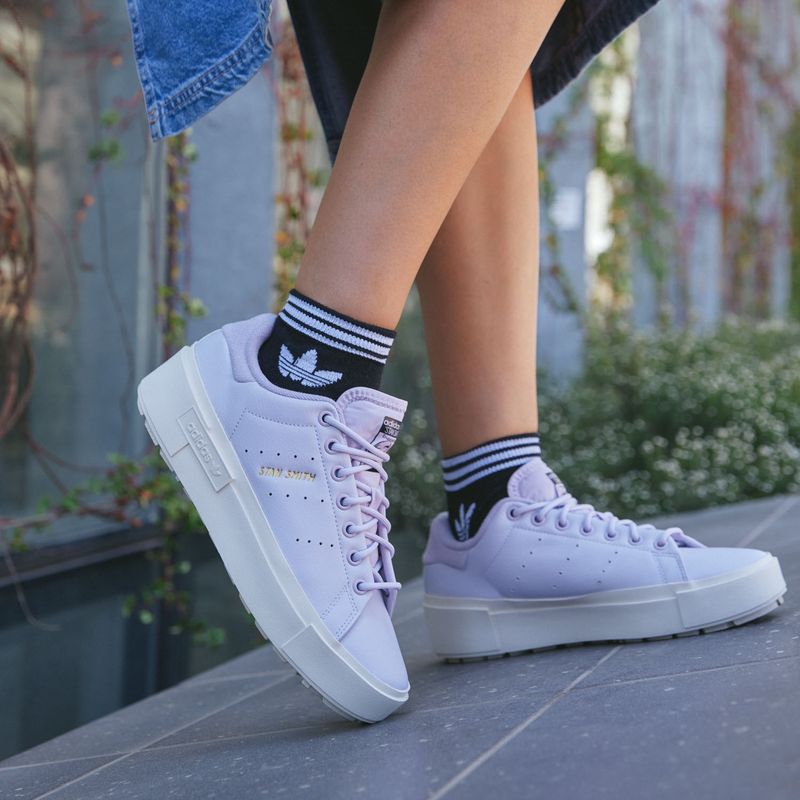 ADIDAS ORIGINALS - Stan Smith Bonega Zapatilla Urbana Mujer Lila Adidas Originals