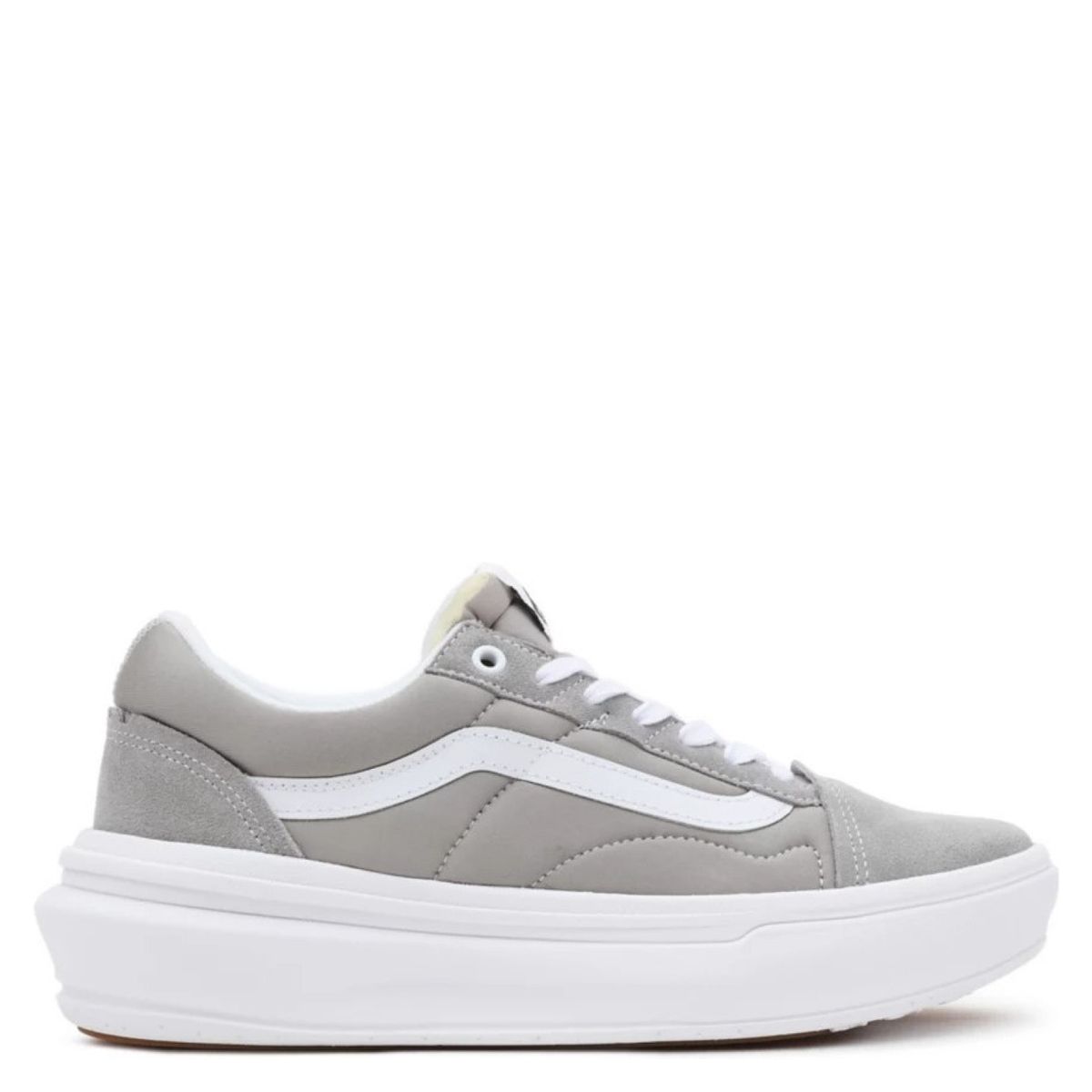 VANS - Zapatilla Urbana Mujer Cuero Gris Vans