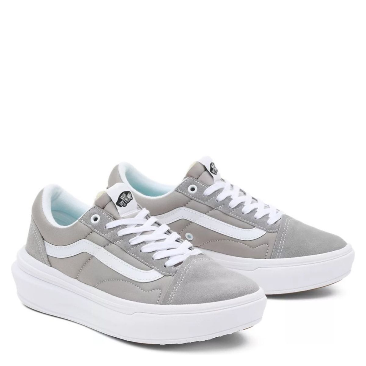 VANS - Zapatilla Urbana Mujer Cuero Gris Vans
