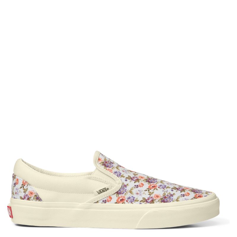 VANS - Classic Slip-On Zapatilla Urbana Mujer Beige/Khaki Vans