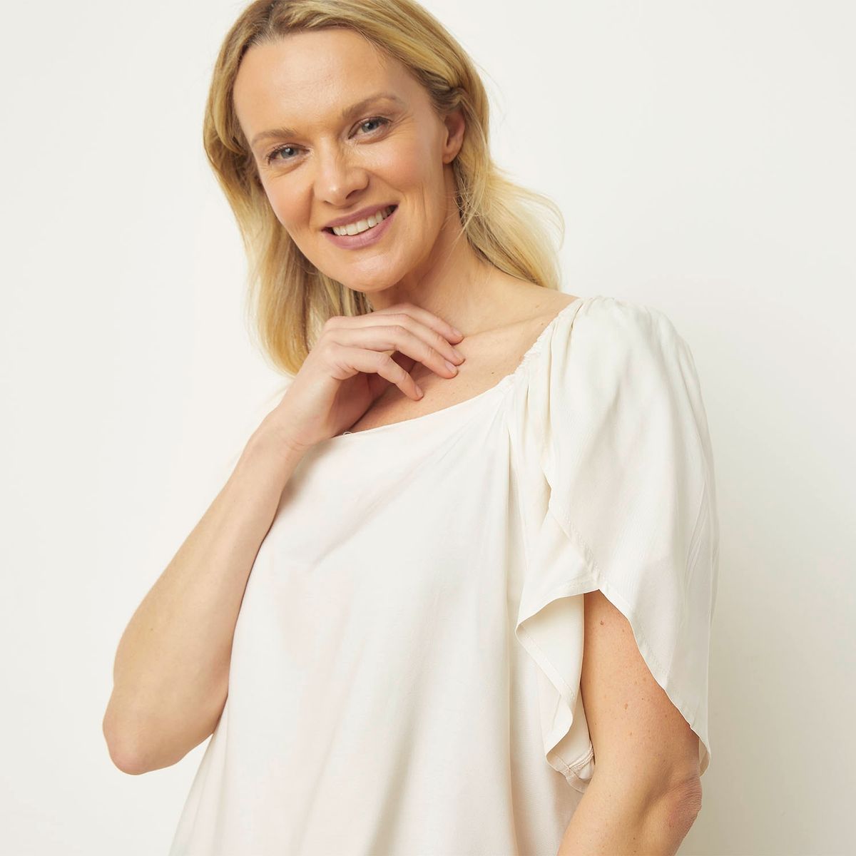 S COCCI - Blusa Manga Corta Mujer Stefano Cocci
