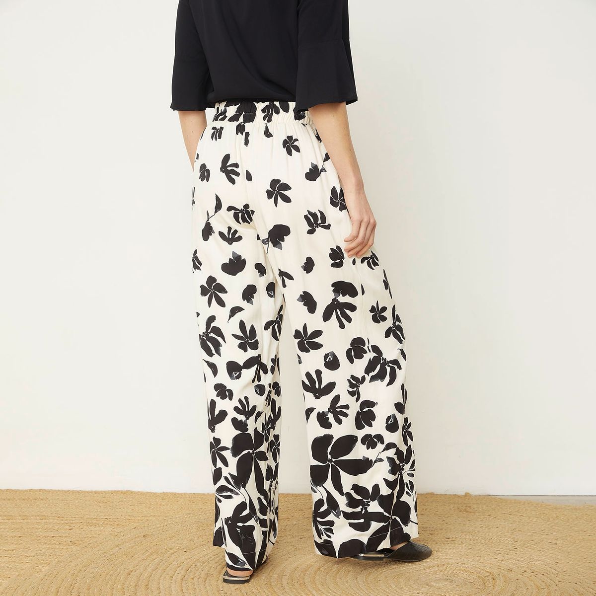 S COCCI - Stefano Cocci Pantalon Palazzo Tiro Alto Mujer