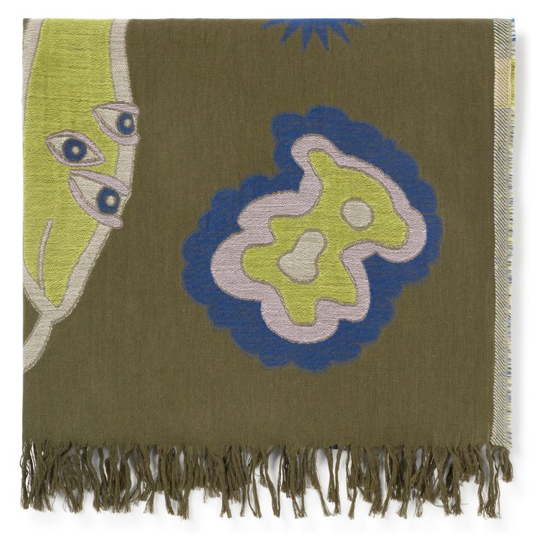 TOUS - Foulard Jacquard Caqui Tilsa Mujer Tous