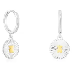 TOUS - Aros Oso Iris De Plata Mujer