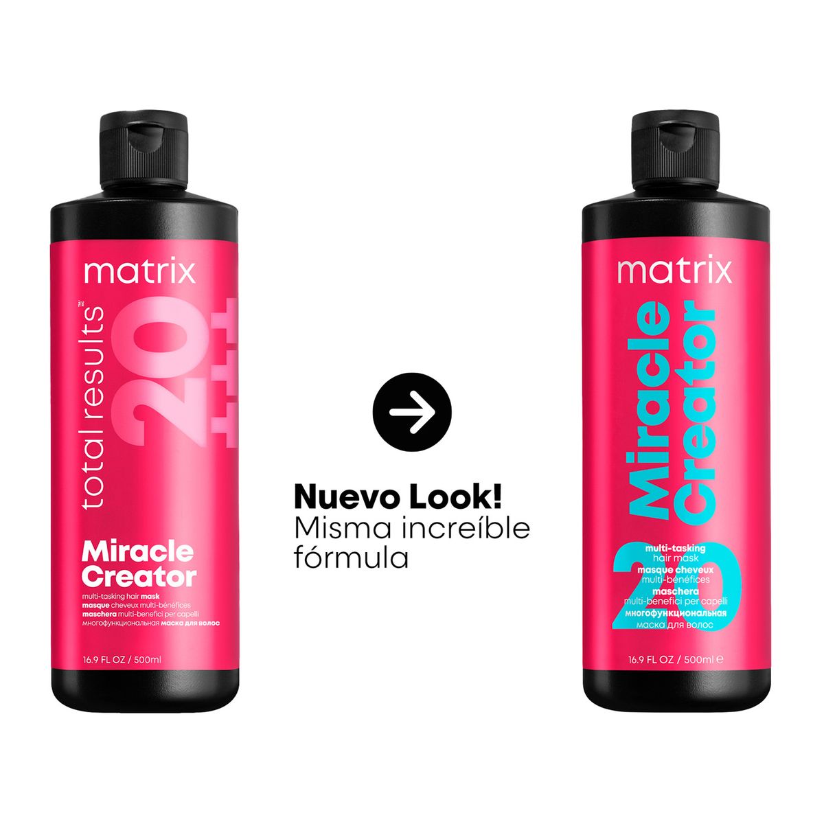 MATRIX - Máscara Capilar Xl Multi Beneficios Miracle Creator 500 Ml Matrix