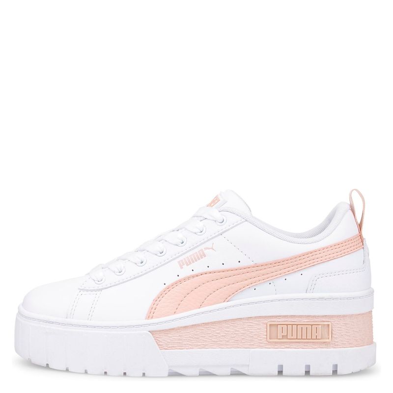 PUMA - Mayze Wedge Zapatilla Urbana Plataforma Mujer Blanca Puma