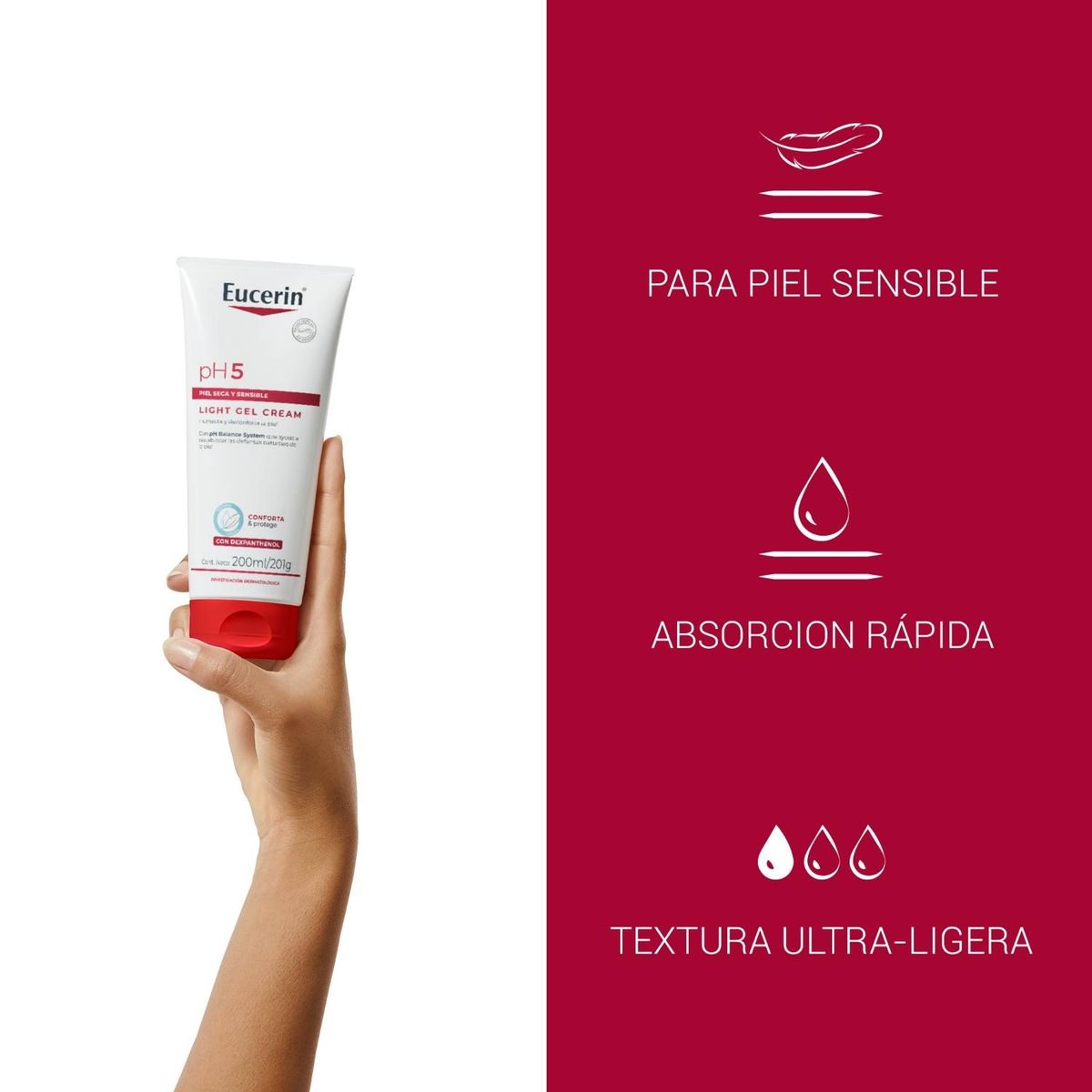 EUCERIN - Ph5 Light Gel Cream 200 ml Eucerin