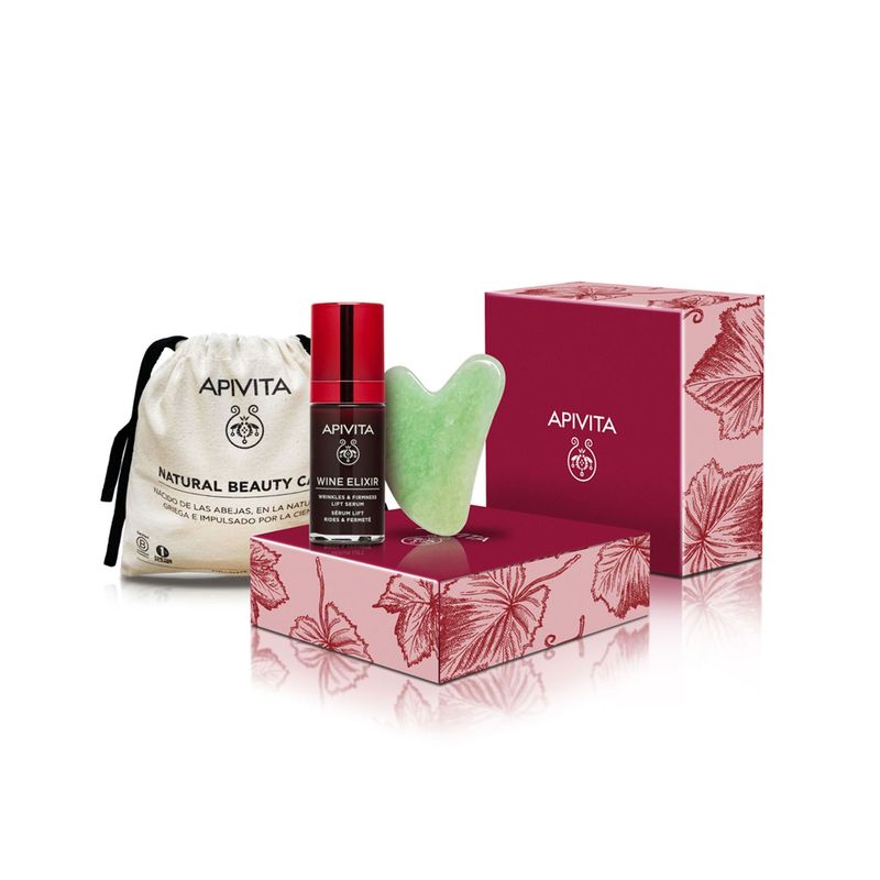 APIVITA - Set Anti-arrugas y Reafirmante con Efecto Lifting Wine Elixir 30 ml Apivita