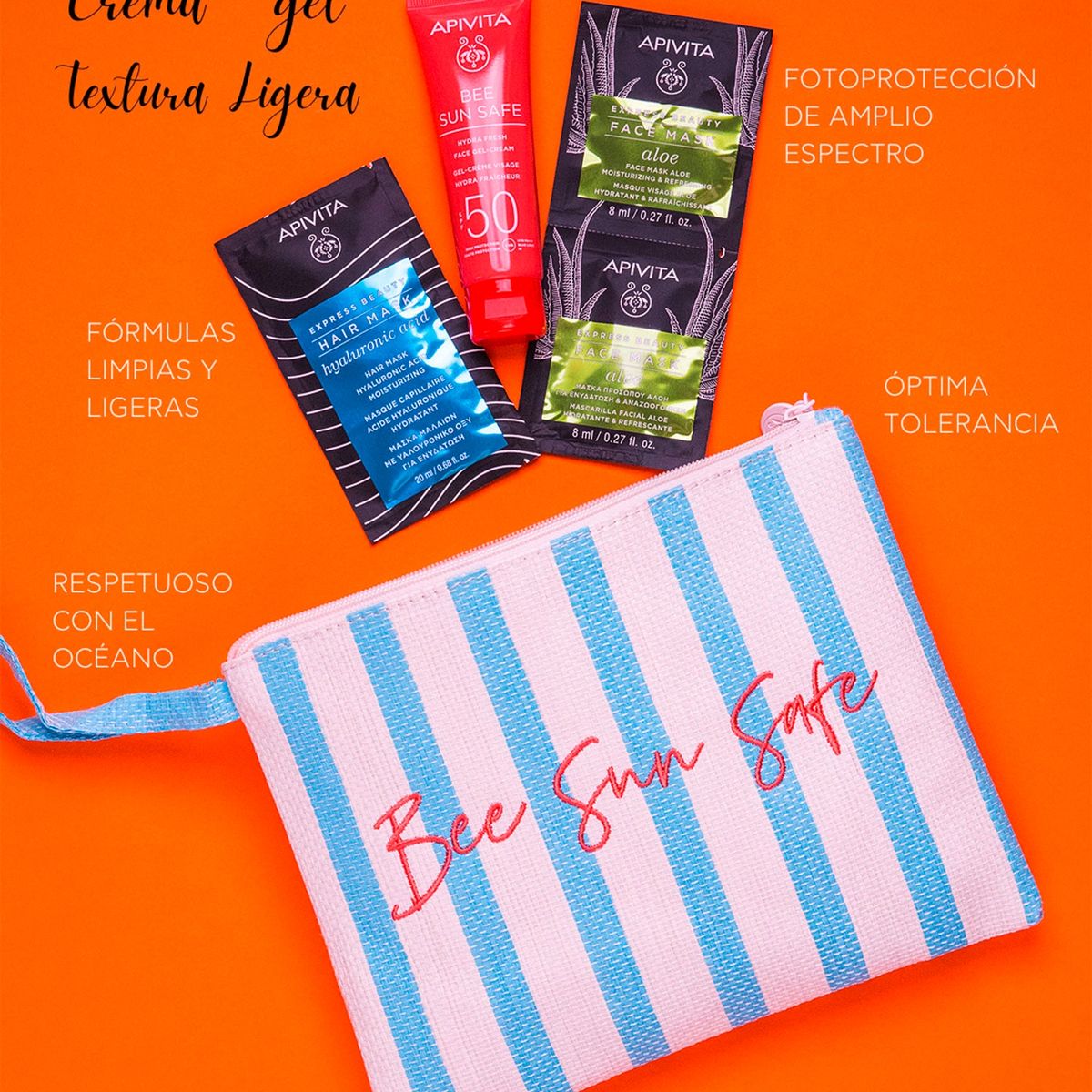 APIVITA - Set Protector Solar Gel-Crema Spf50 Apivita