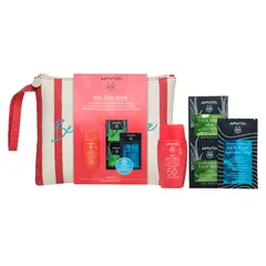 APIVITA - Set Protector Solar Fluido Toque Seco Spf50