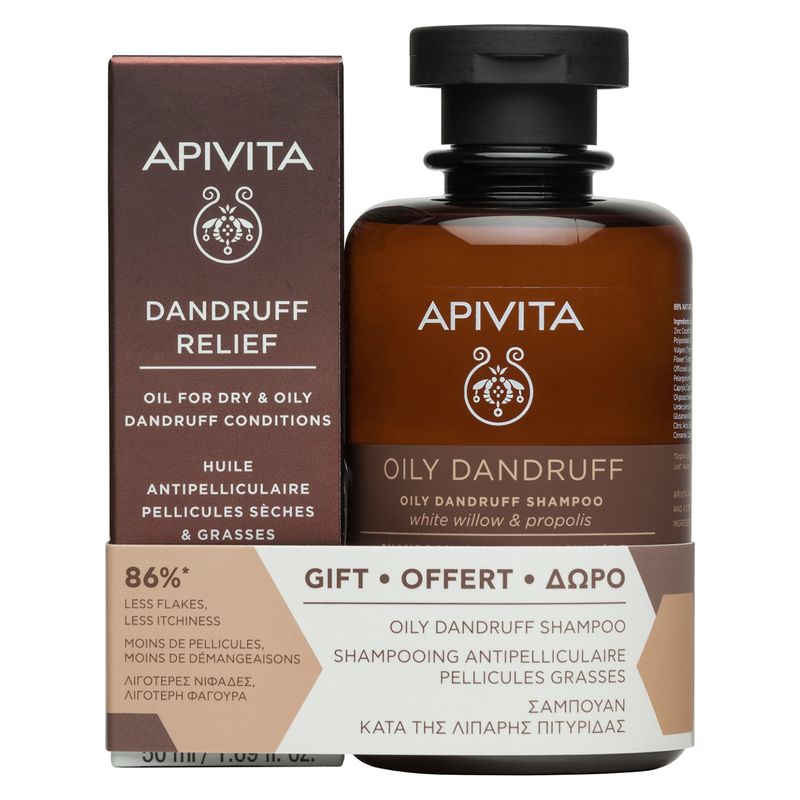 APIVITA - Set Tratamiento Anti-Caspa Grasa Apivita