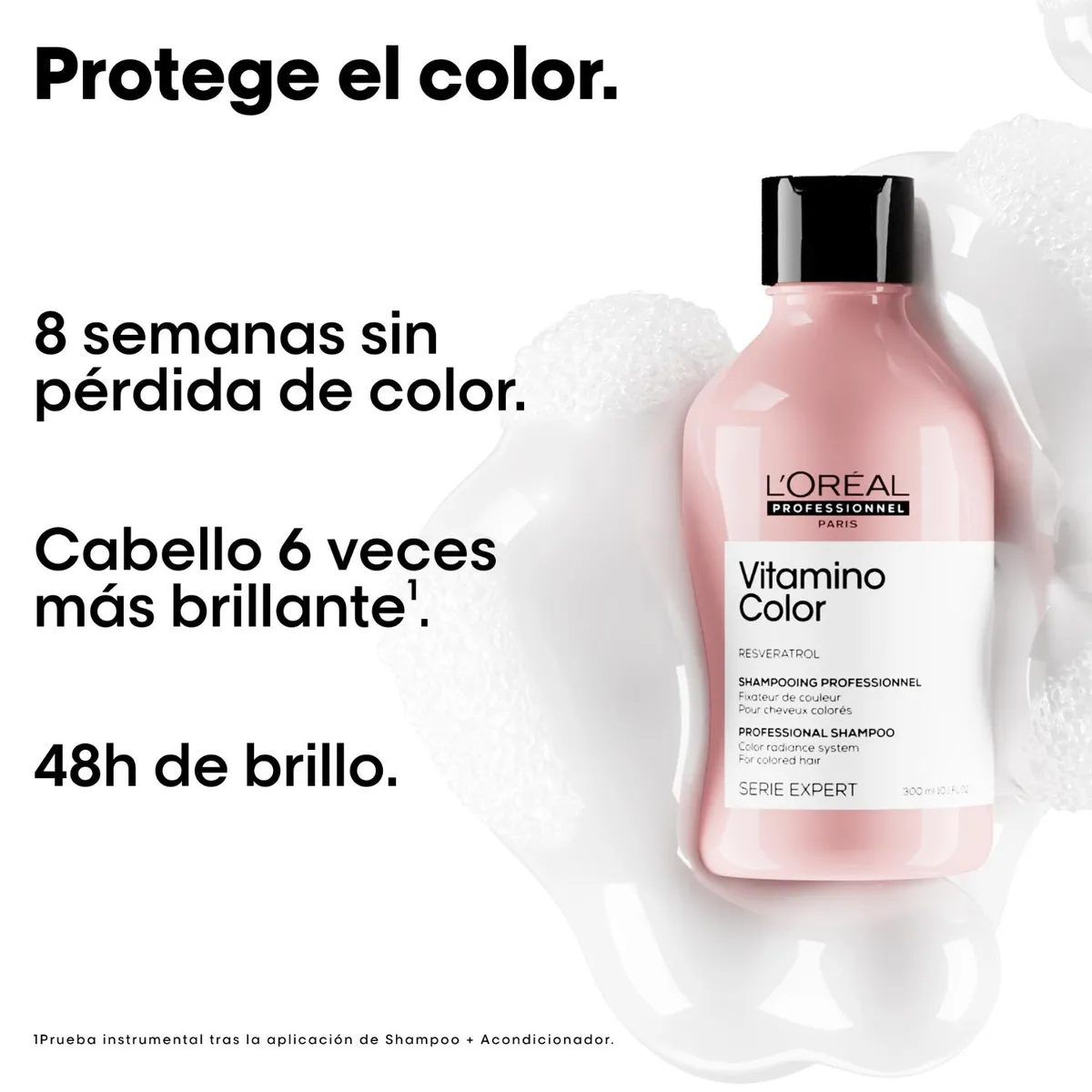 LOREAL PROFESSIONNEL - Set Profesional Cuidado Del Color Shampoo 300Ml + Spray 10-1 190Ml  Vitamino Color Loreal Professionnel