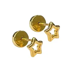 FIGAL ALTA JOYERIA - Aros Abridores Estrella Niña