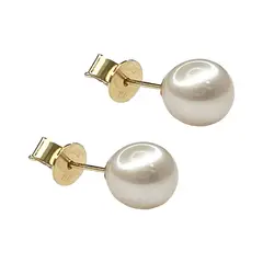 FIGAL ALTA JOYERIA - Aros De Perla 6Mm En Oro 18K Mujer