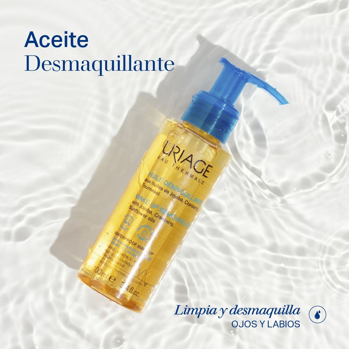 URIAGE - Aceite Desmaquillante Hidratante 100 Ml Uriage