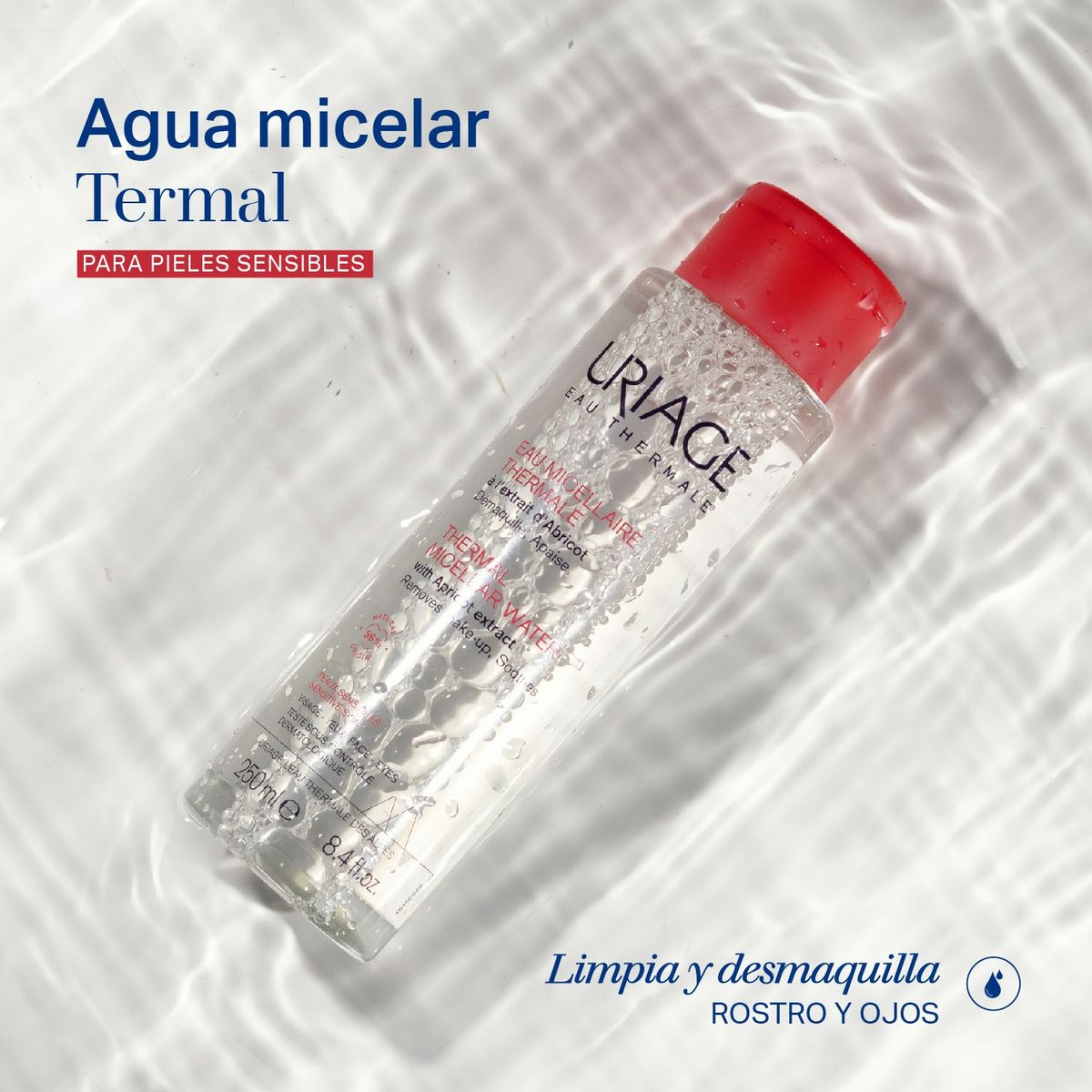 URIAGE - Agua Micelar Piel Sensible 250 ml Uriage