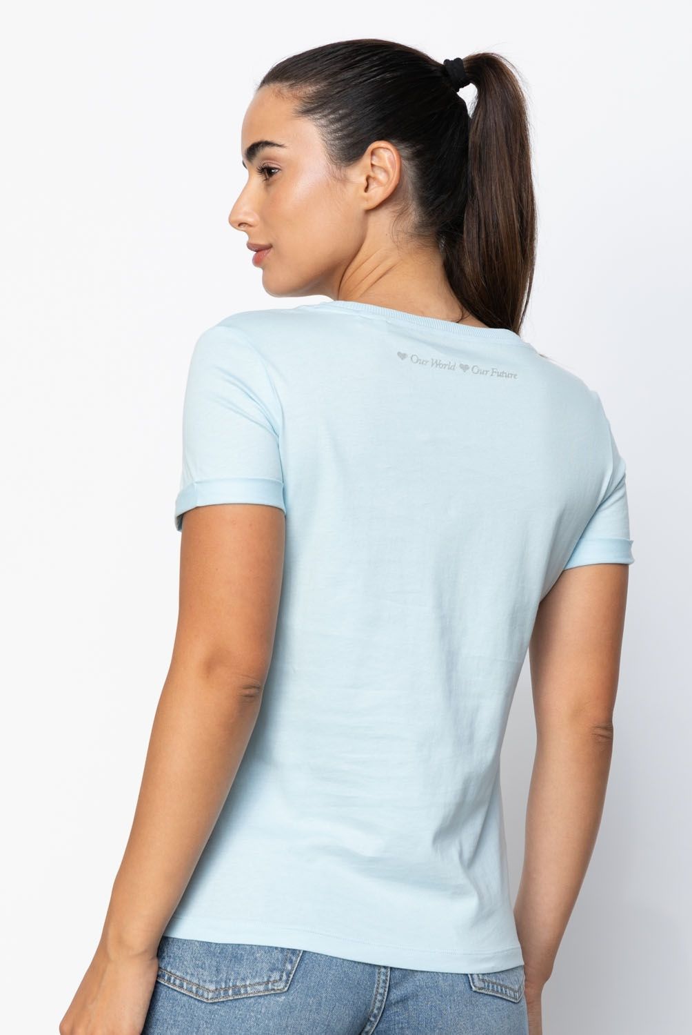 GUESS - Polera Manga Corta Algodón Mujer Guess