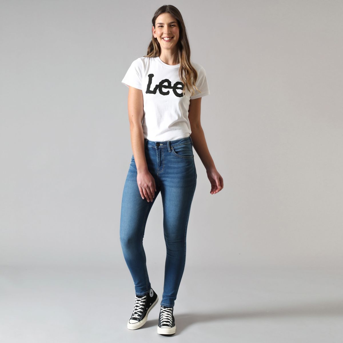 LEE - Lee Jeans Skinny Tiro Alto Mujer