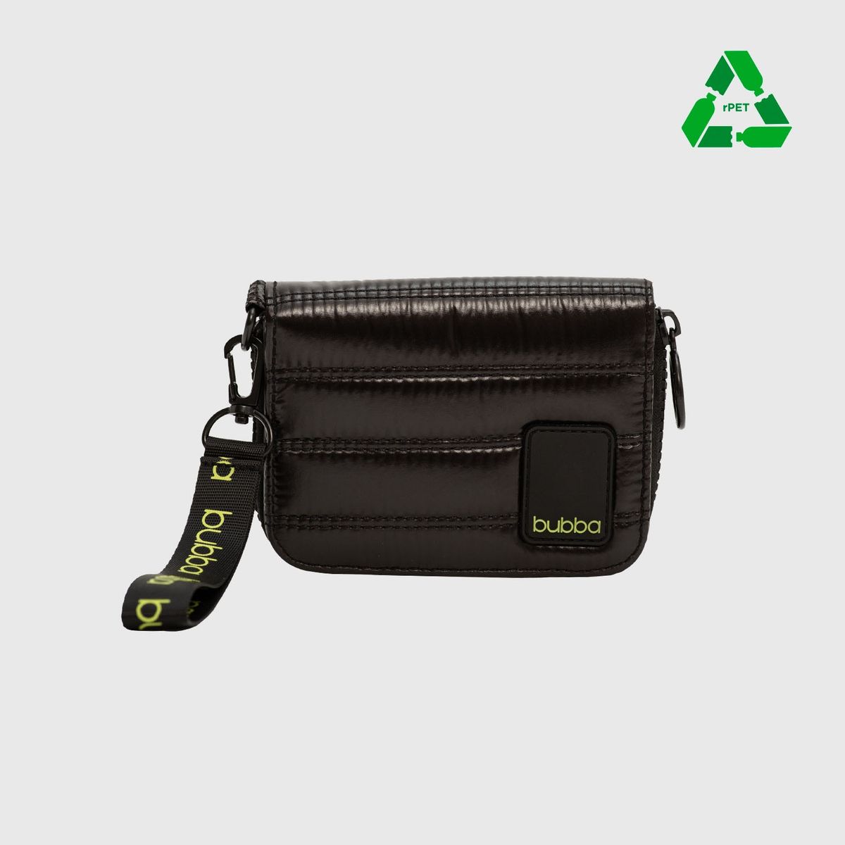 BUBBA - Billetera Classic Onyx Black Mini Rpet Mujer Bubba Bags