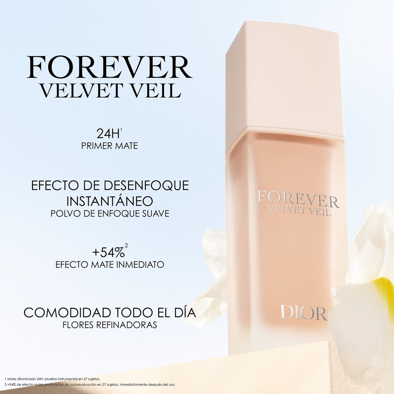 DIOR Dior Forever Velvet Veil - Primer mate difuminador confort 24