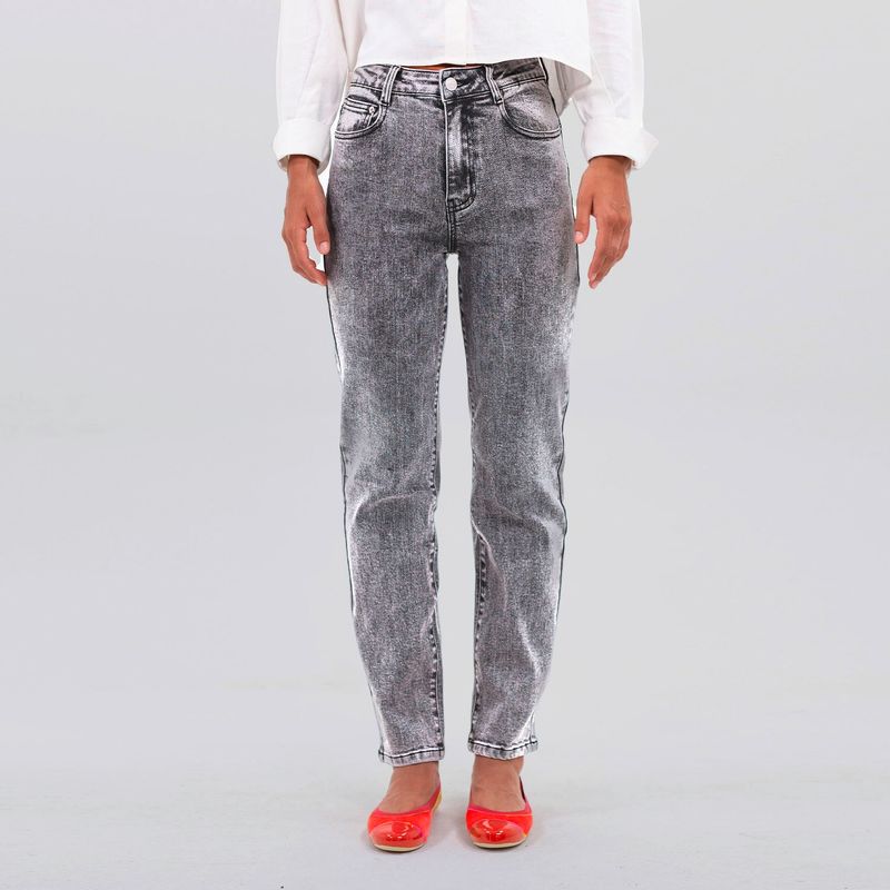 RAINDOOR - Jeans Andorra Mom Tiro Alto Mujer Raindoor