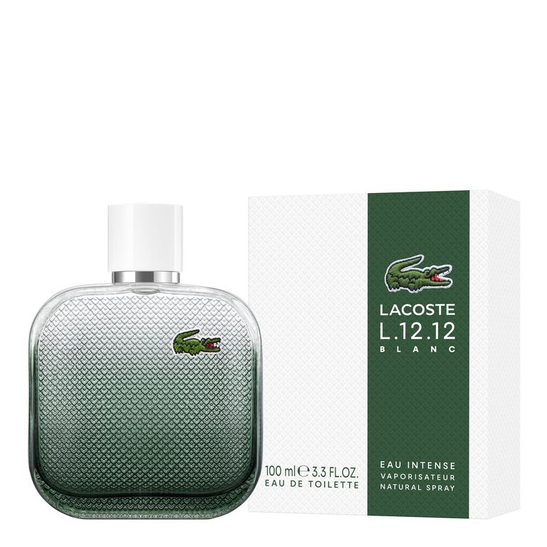 LACOSTE Perfume Hombre L.12.12 Blanc Eau Intense Edt 100Ml