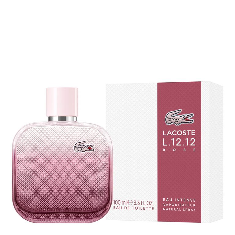 LACOSTE Perfume Mujer L.12.12 Rose Eau Intense EDT 100ml