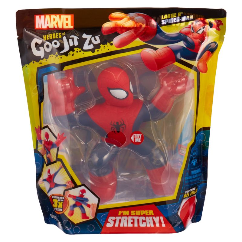 GOO JIT ZU - Heroe Marvel De Lujo Spiderman 12 Goo Jit Zu