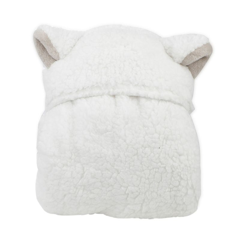 INFANTI - Frazada con Poncho Sherpa Blanco Infanti